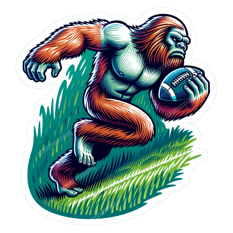 sasquatch playing football